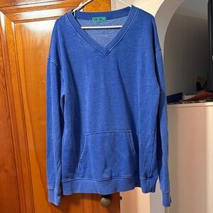 Filly Flair Royal Blue V-Neck Sweater